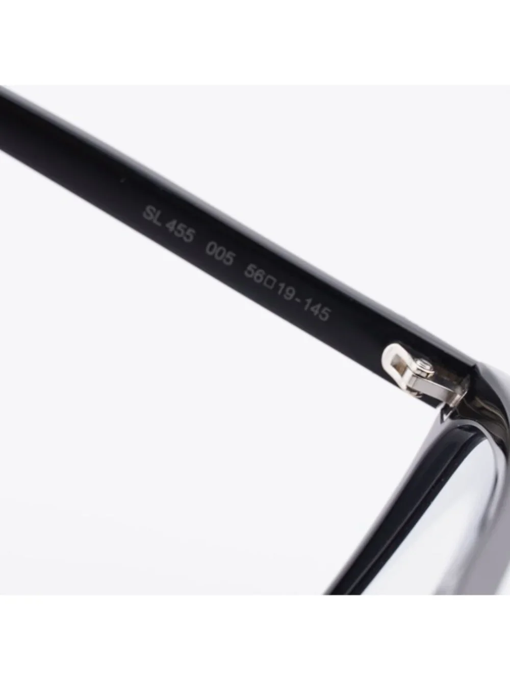 Saint Laurent SL455 005 Sunglasses Black Square Frame, Grey Photochromic Lenses